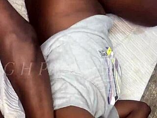 sweet pussy gets roughly fucked in a quick teen encounter