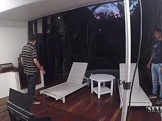 behind the scenes photo shoot with evy kethlyn ed junior big bambu binho ted