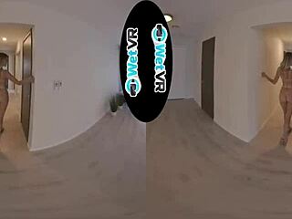 This blonde's tight wet pussy is getting pounded so hard in VR