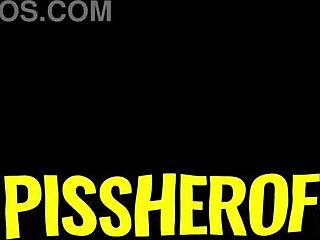 Big tits latina milf drinking piss during sloppy blowjob fuck in shower