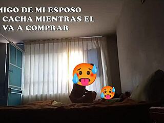 i handcuff my wife in cuckold group swingers fun with old submissive latina ass