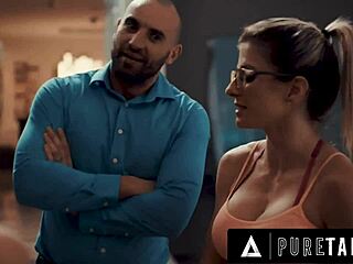 pure taboo coach milf cory chase invites petite 18+ cheerleader lookalike over to please pervert husband