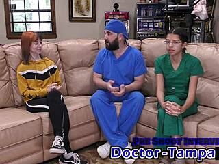 dr tampa performed ditria roses' first gynecological exam.