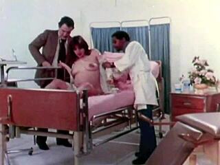 Vintage Dark London Interracial Pregnant Threesome In Swinging Sixties Shadows