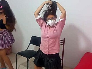 18 Year Old Student And Slut Friend Seduce Boyfriends With Sexy Dance!