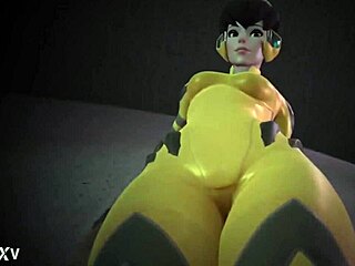 Tracer engages in scissor action with rusk and joel in femdom hardcore