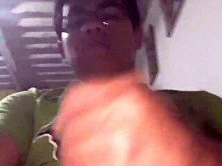 Peruvian teen gives amazing handjob in living room!