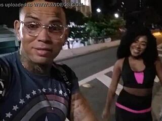 Did I fuck that hot brunette black on the street despite the danger?