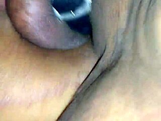 ebony couple with big black cock in funny farting scene