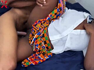 bbc student shows huge cock to horny classmate and fucks her in ghana school hostel