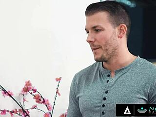 Nuru massage - cute masseuse whitney wright teams up with colleague spencer bradley for hot massage