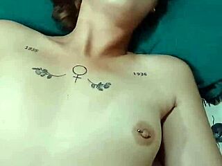 married woman secretly fucks her lover in the hair while husband is at work