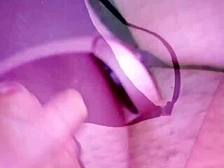 In this whatsapp sex video, a woman strips to underwear for a steamy camshot with big tits and monster cock