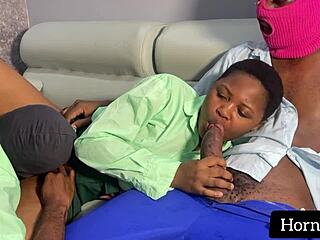 Horny students fuckin after school, bisexual group with big cocks and tits 😈