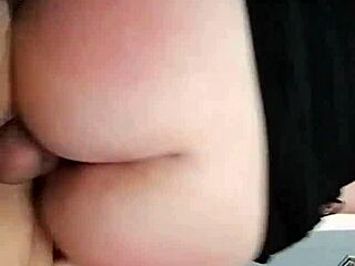 Hot Girl RIDING HARD With Her Tight Pink Pussy On Her Stepbrother