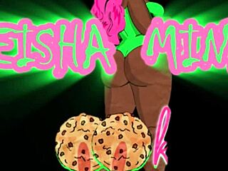 stepbrother gets big black cock sucked by keisha minaj cumshot!