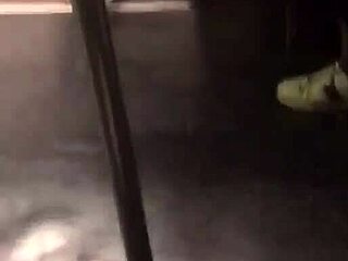 big ass girl on train getting groped