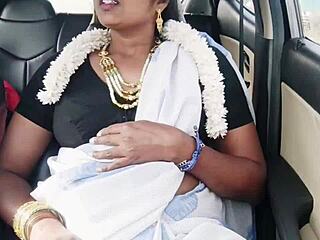 Desi car sex with beautiful bhabi and husband's brother, dirty talks