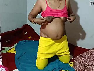 stepmom enjoys family time with her big ass indian cute desi nude husband