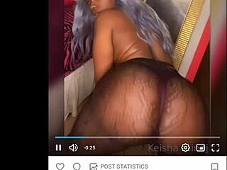 Ebony slutty stepsister sucks 11 inches BBC of stepcousin