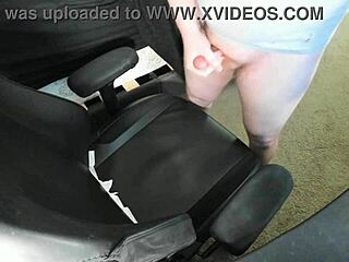 Ginger Explodes Huge Cum Load On Chair