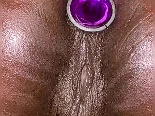Intense Pleasure Builds As Anal Plug Triggers My Pussy Squirt