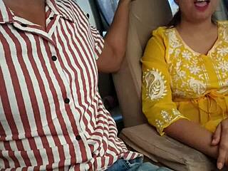 i got her to flash boobs in the car for risky outdoor fun