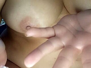 chubby babe cums hard with her lovense toy part 4