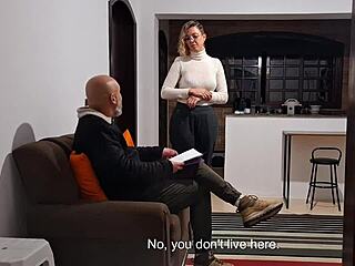 she didnt pay rent and had to fuck the collector to avoid eviction 😏