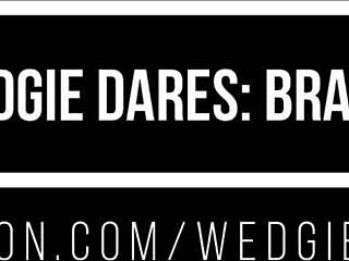 Four girls dare wedgies with bras and panties