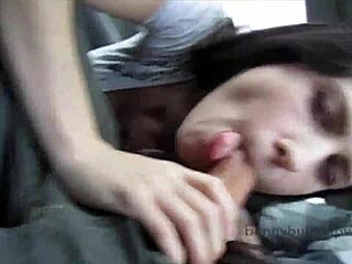 she gives a BLOWJOB in the CAR