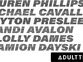 adult time - bachelorette party milfs devour delivery guys huge cock 5 on 1 reverse gangbang