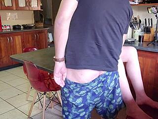 Neighbour's Wife Screams and Bites During Intense Orgasms