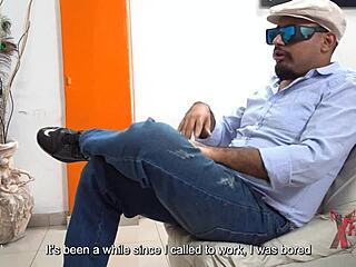 Pelinegra horny for big cock in casting