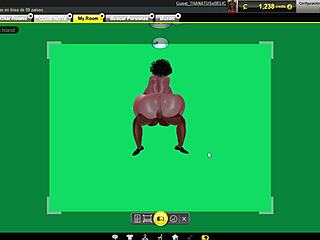 Big ass takes monster cock with intense fucking