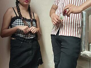 Indian College Girl Seduces Her Tutor To Fuck Her With A Creampie On Teachers Day