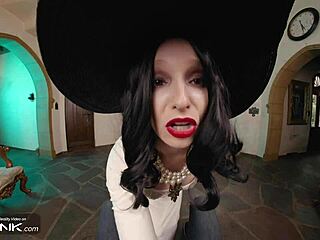 Vr conk busty brunette lady dimitrescu fucks and masturbates in resident evil village cosplay parody pt 3