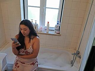 Latina Wife Calls Handyman To Fix The Hot Tub. Things Get Steamy.