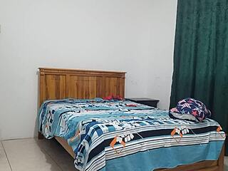 Stepmother in lingerie prepares to have a night of intense sex with me her vagina is big and delicious