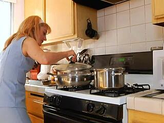 mamma deepthroats and rides hard