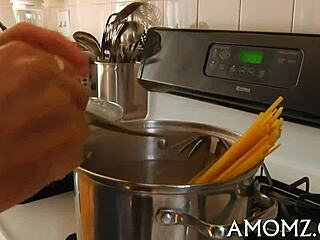 mamma deepthroats and rides hard