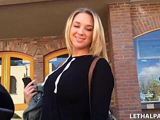 busty blonde picked up by porn agent for hardcore fun 😏