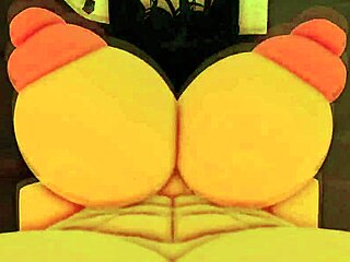 Teaching her tight ass to handle a big white cock in roblox