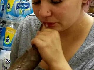 Big Black Cock Interracial Monster Cock Sucking At The Work Place