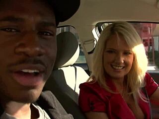 platinum blonde step mom naughty interracial cougar