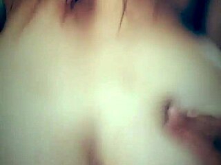 Latina babe rides cock in a wild threesome party