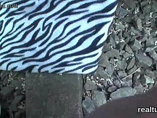 gorgeous czech teen seduced in shopping centre, penetrated in pov with hardcore anal and blowjob