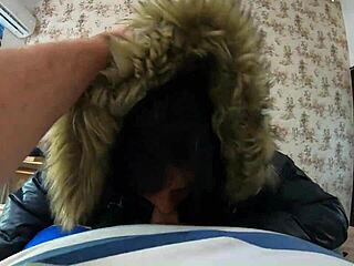 PREVIEW-MILFY CALLA- DEEP BLOW-JOB WHILE WEARING FUR HOODED PUFFER JACKETS 202