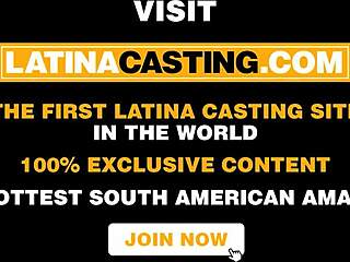 cute latin teen gives all during casting call