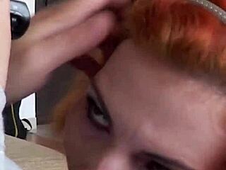 Karla Rose delivers an intense POV blowjob with deepthroat and sloppy gagging!